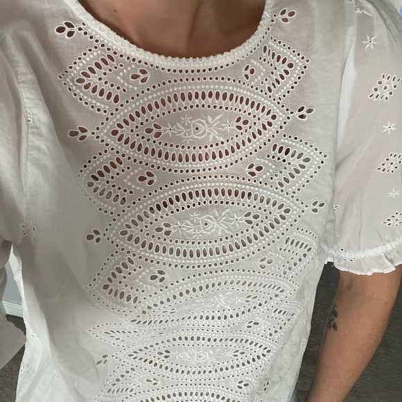 Lace and Embroidered Top - Picture 3 of 3